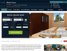 Tablet Screenshot of hotelarecatorrellanoalicante.com